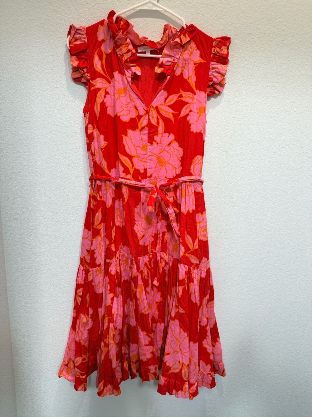Olivaceous Floral Midi Dress